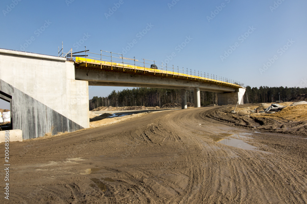 construction of the A1 motorway in  Poland