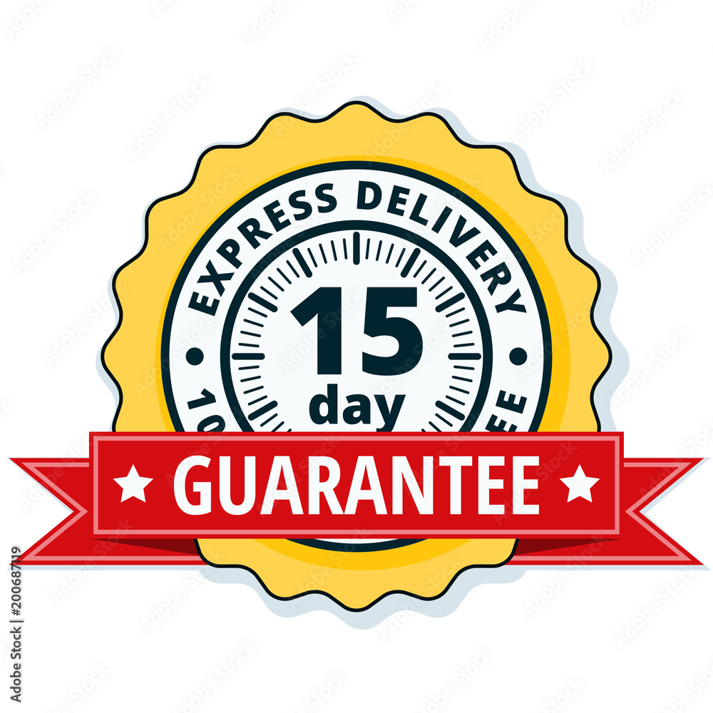 15 Day Express Delivery illustration 15 Day Express Delivery illustration