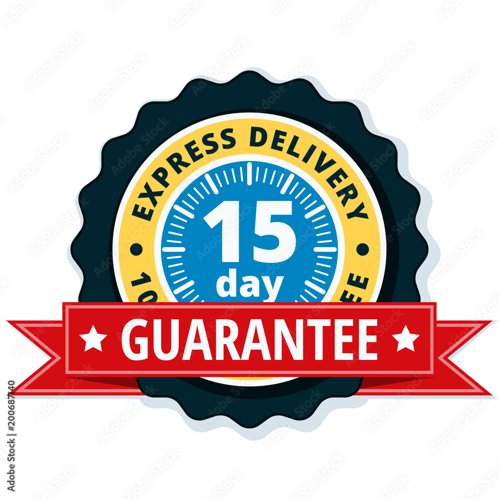 15 Day Express Delivery illustration 15 Day Express Delivery illustration