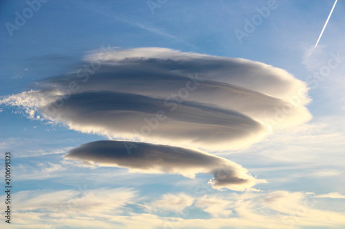 Lenticular clouds