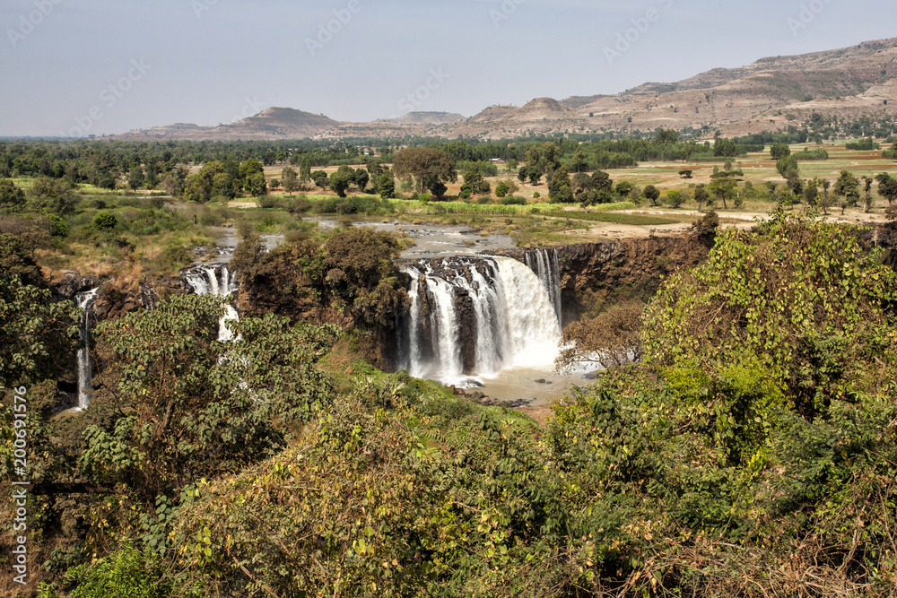 Waterfalls of the Blue Nile near Bahir Dar in Ethiopia Waterfalls of the Blue Nile near Bahir Dar in Ethiopia