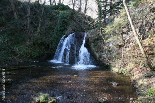 Fairy Glen Falls  Rosemarkie  Scottish Highlands  Scotland