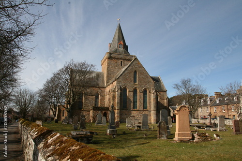 Dornoch cathedral in the Scottish Highlands, UK