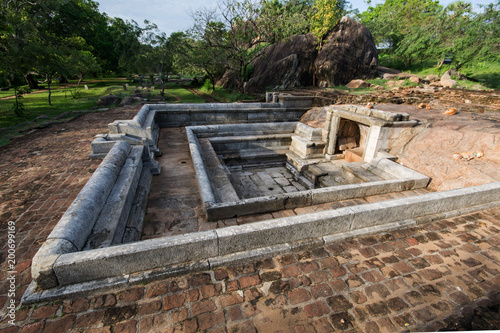 Ranmasu Uyana is a park in Sri Lanka containing the ancient Magul Uyana. (Royal Park) It is situated close to Isurumuni Vihara and Tissawewa in the ancient sacred city of Anuradhapura, Sri Lanka. photo