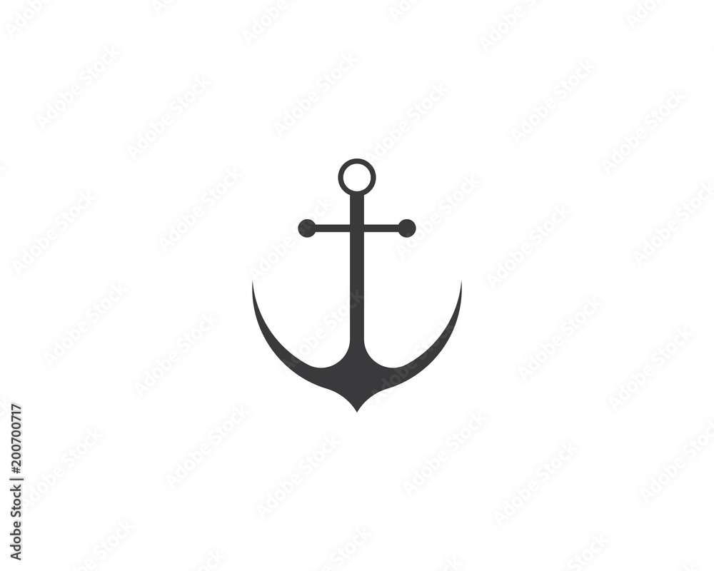 Anchor icon Logo Template vector illustration Anchor icon Logo Template vector illustration