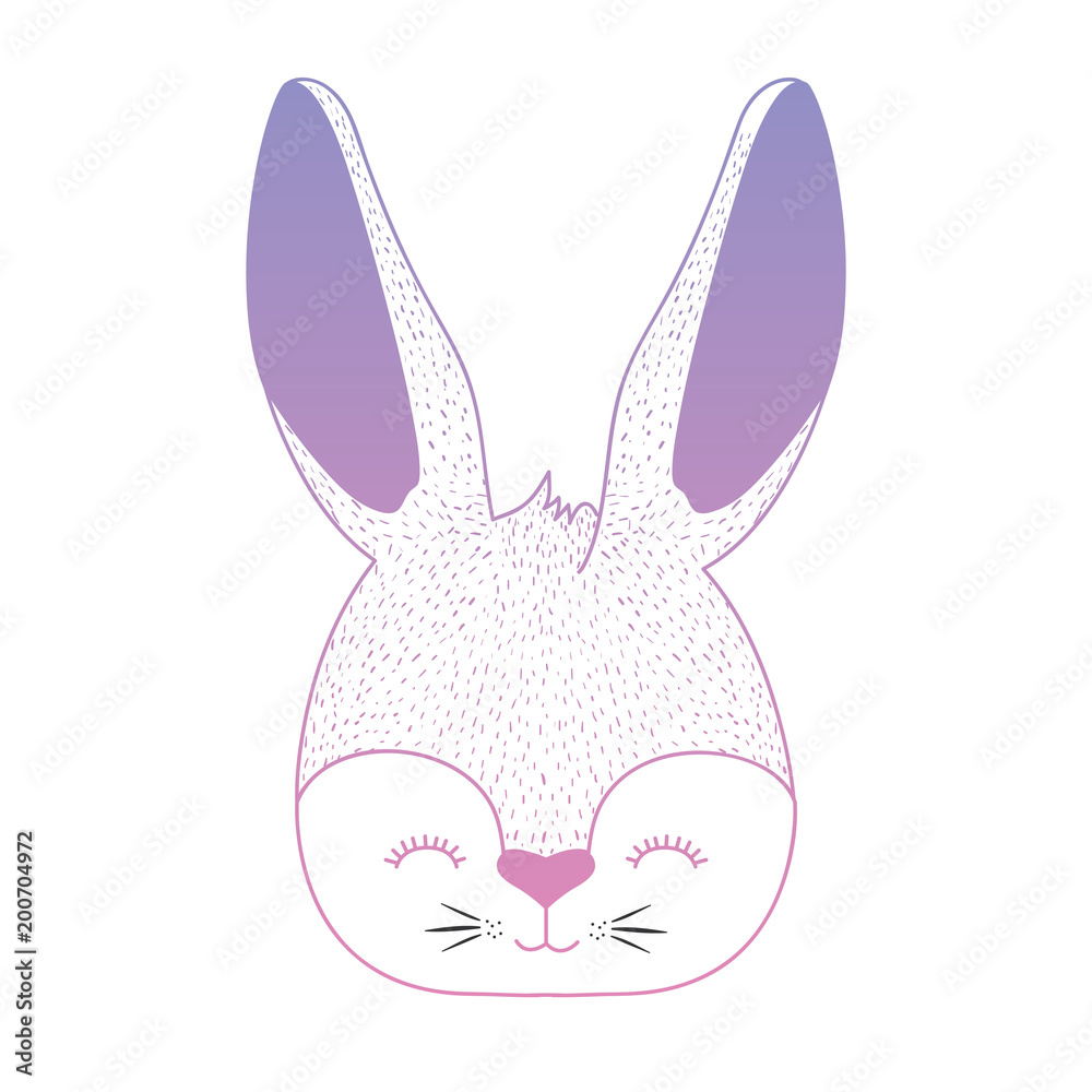 cute rabbit head easter celebration cute rabbit head easter celebration