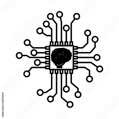 processor with brain icon