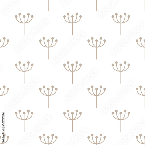 Fototapeta Naklejka Na Ścianę i Meble -  vector seamless repeating illustration pattern dandelions