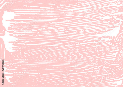 Natural soap texture. Admirable millenial pink foam trace background. Artistic fresh soap suds. Cleanliness, cleanness, purity concept. Vector illustration.
