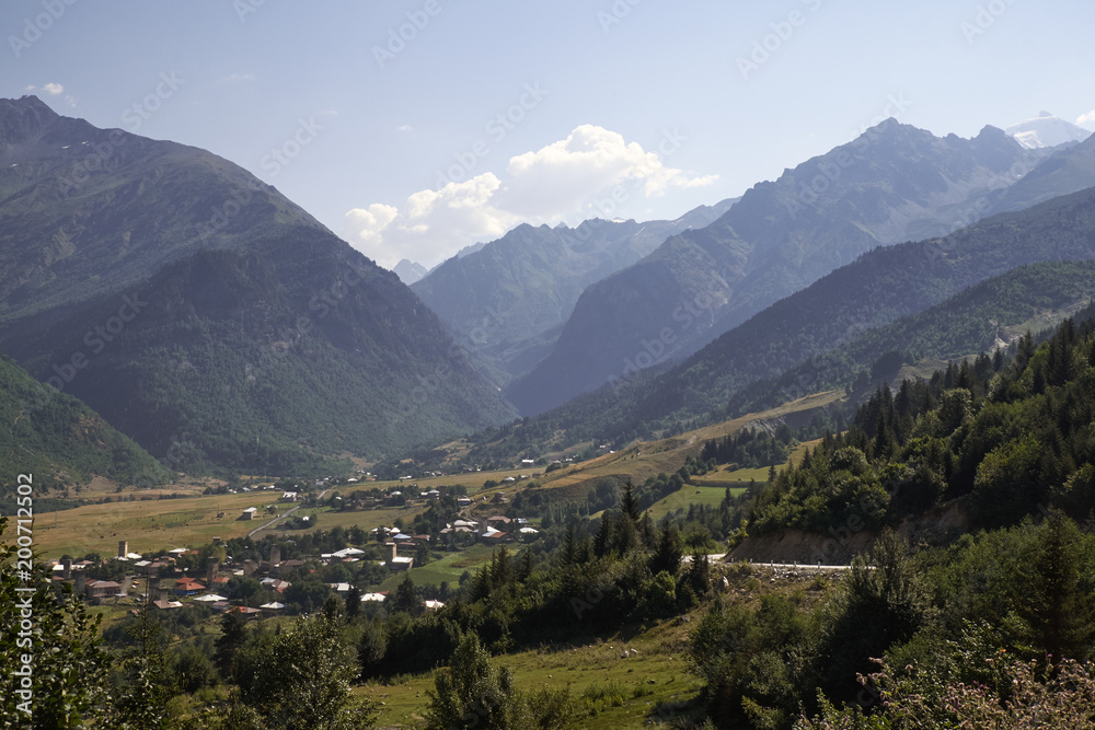In the mountains of Svaneti, Georgia In the mountains of Svaneti, Georgia