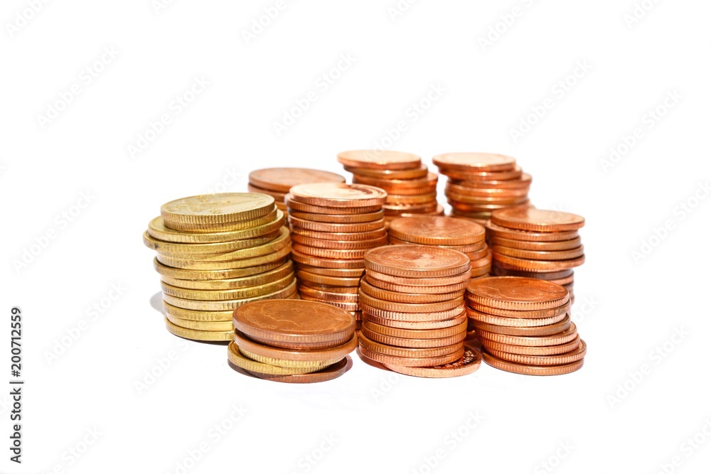 Many stacks of coins in various sizes and valued,Copper and gold color coin,Business and finance
Many stacks of coins in various sizes and valued,Copper and gold color coin,Business and finance