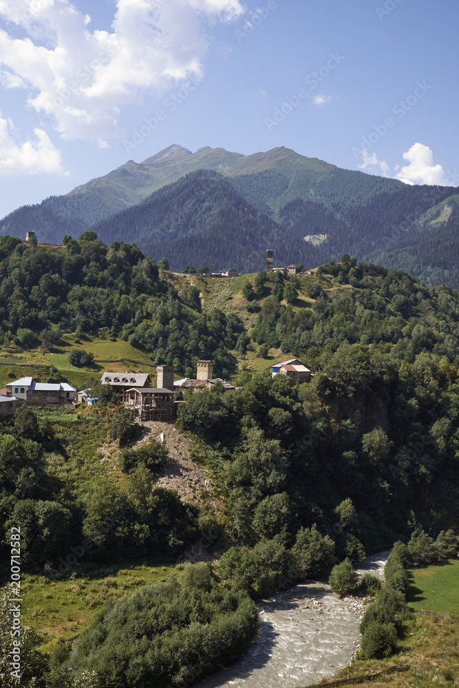 In the mountains of Svaneti, Georgia In the mountains of Svaneti, Georgia