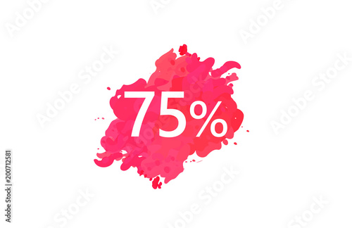 75 Percent Discount Water Color Design