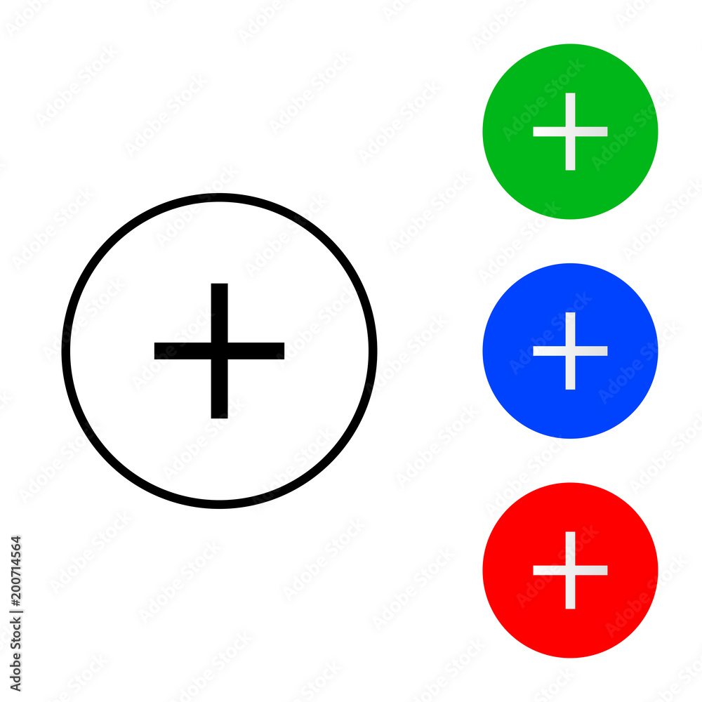 Plus sign icon Plus sign icon