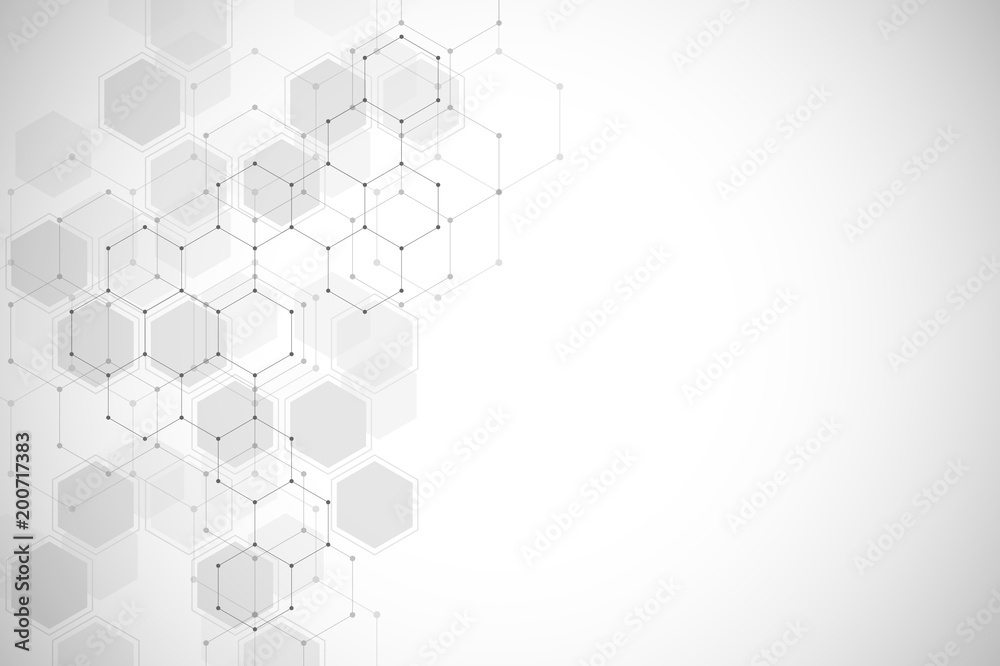 Medical background or science design. Molecular structure and chemical compounds. Geometric and polygonal abstract background. Medical background or science design. Molecular structure and chemical compounds. Geometric and polygonal abstract background.