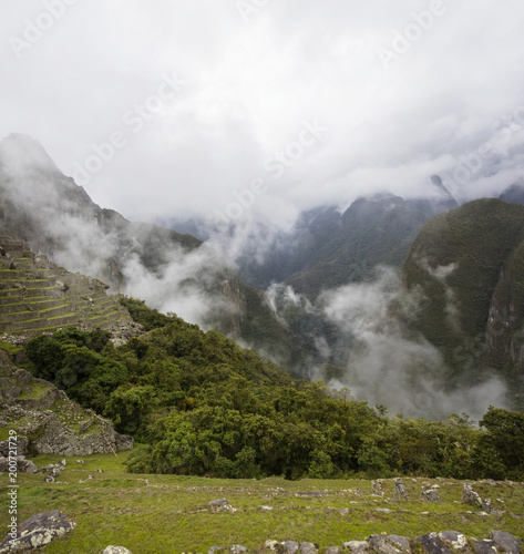 Machu Picchu ruins in Peru