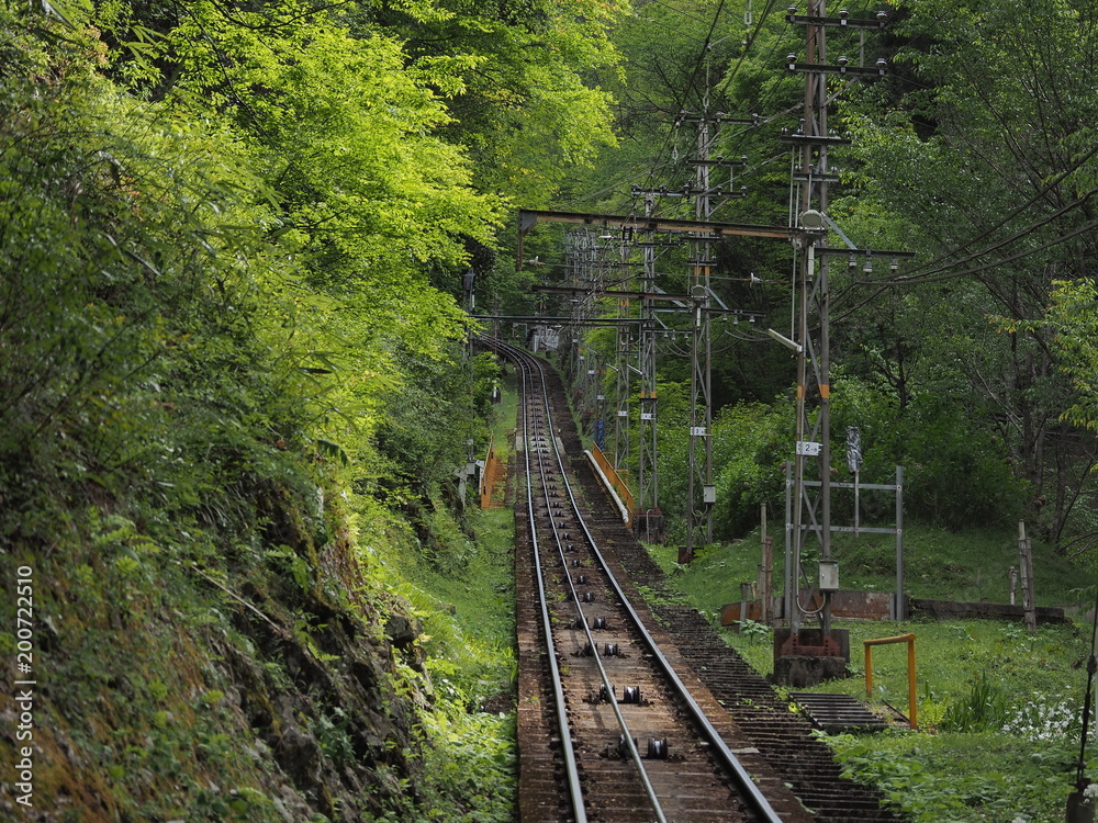 Fototapeta premium ケーブルカー