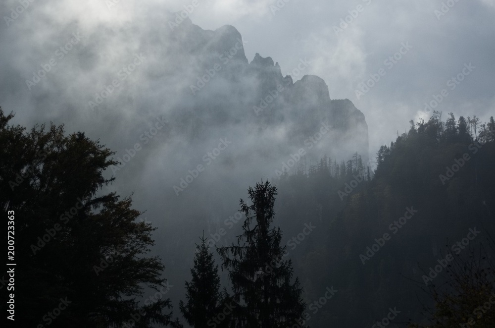 Dewy mountains
