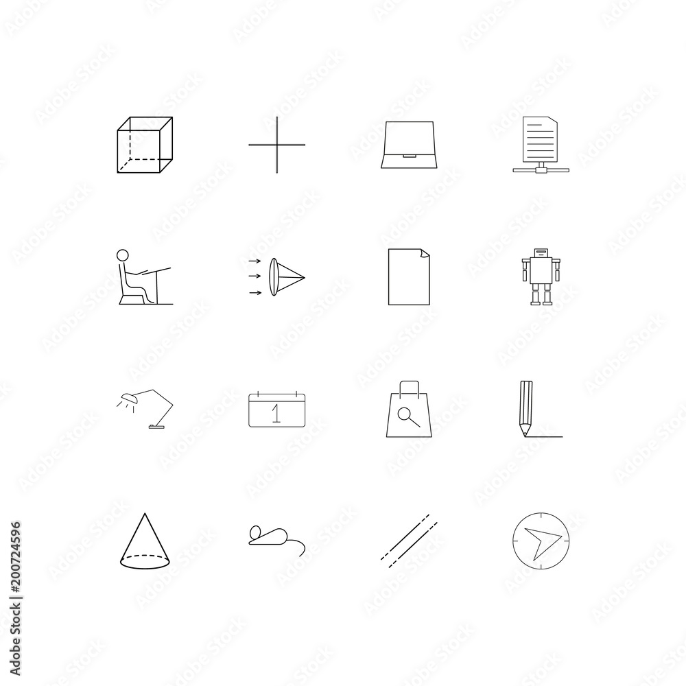 Education And Science simple linear icons set. Outlined vector icons Education And Science simple linear icons set. Outlined vector icons