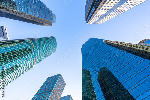 modern office building in urban