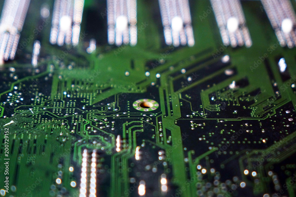 Obraz premium Computer Board. Electronic technology.