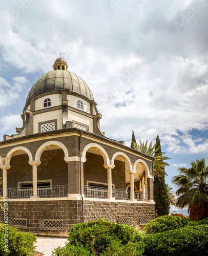 The Church Of The Beatitudes where Jesus preached the Sermon on the Mount.