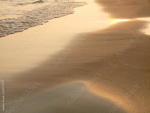 Close up beach