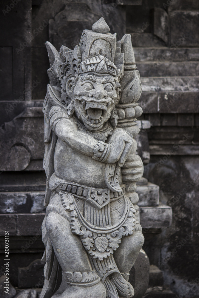 Bali temple Statue 
