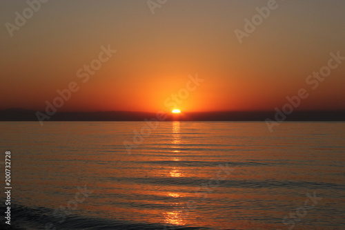 Beautiful bright sunrise early morning in Turkey © ruslan1117
