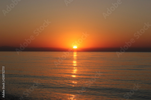 Beautiful bright sunrise early morning in Turkey © ruslan1117