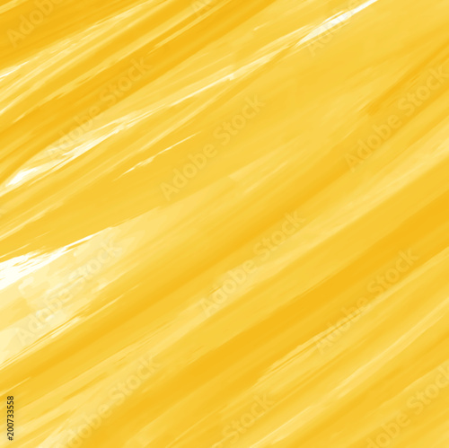 yellow irregular diagonal striped watercolor background pattern, vector illustration