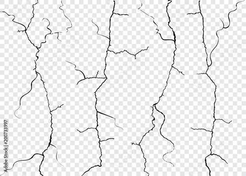 Wall Cracks Isolated