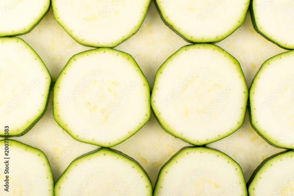 Chopped Zucchini Background Chopped Zucchini Background