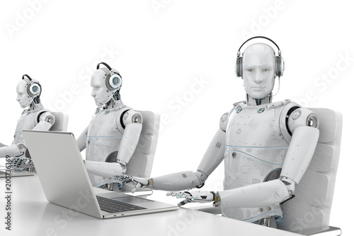 robot call center
