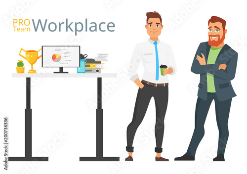 professional businessman characters