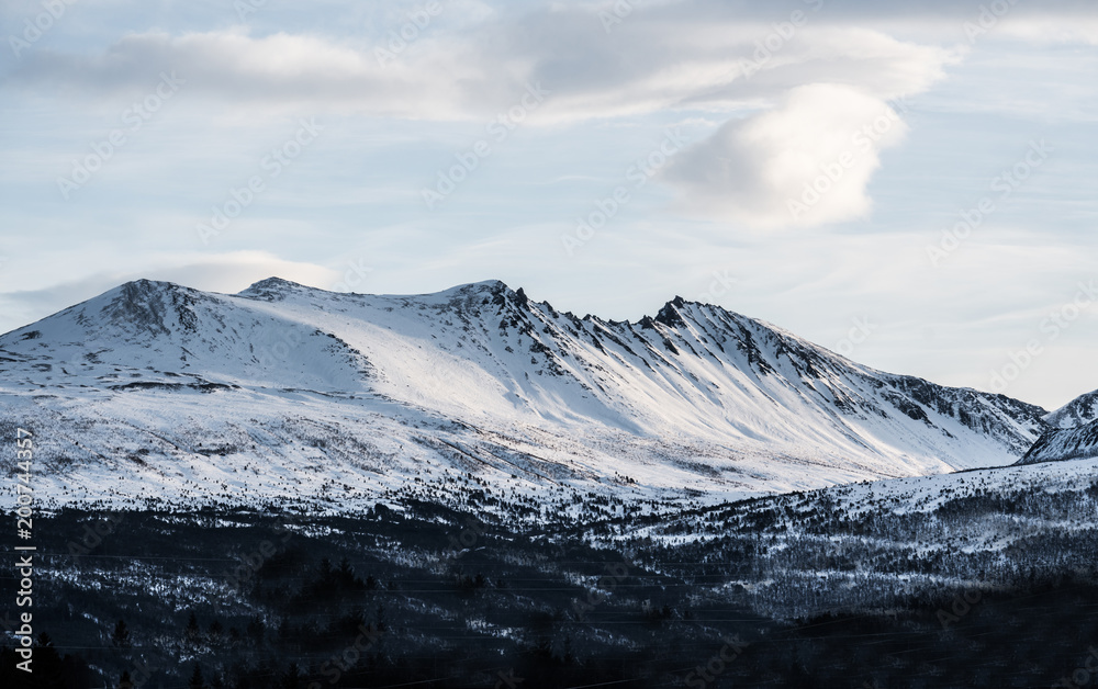 Winter peaks in Norway