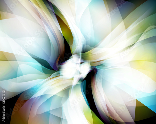 Abstract background composed of simple elements