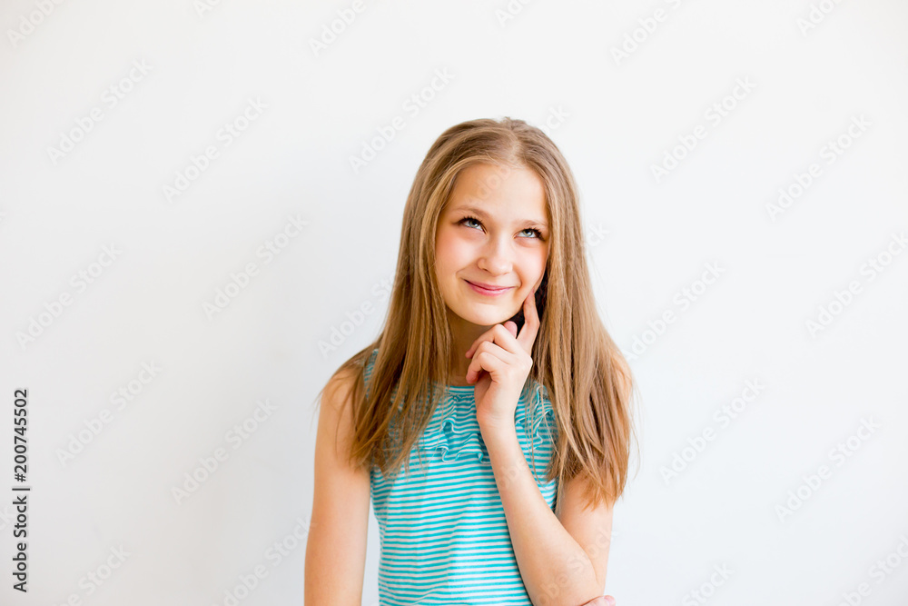 Girl showing emotions Girl showing emotions