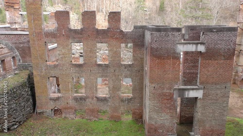 Georgia, Sweetwater Creek Park, New Manchester Sweetwater Cotton Mill, built in 1846, burned down 1864 It is been used in various movies.  This is the front center
