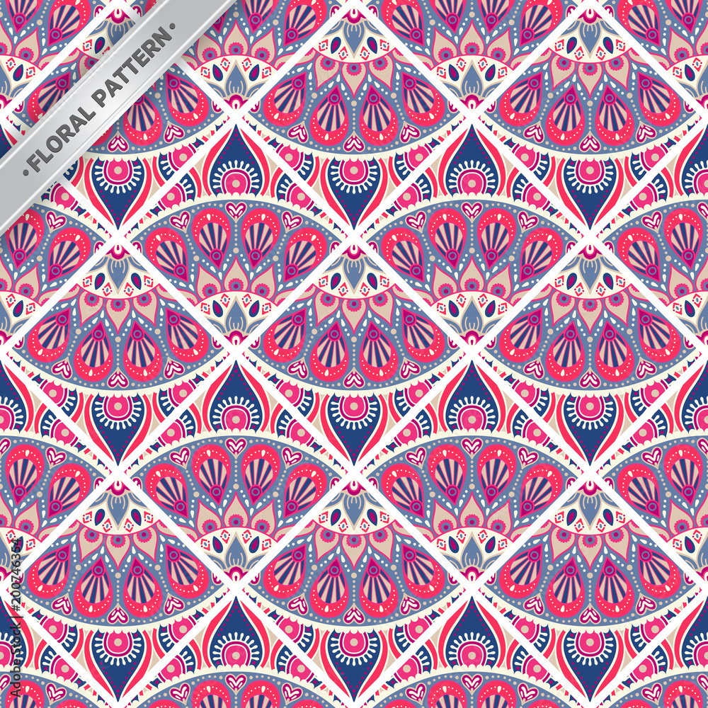 Seamless pattern tile