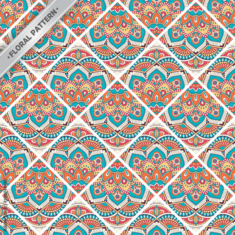 Seamless pattern tile