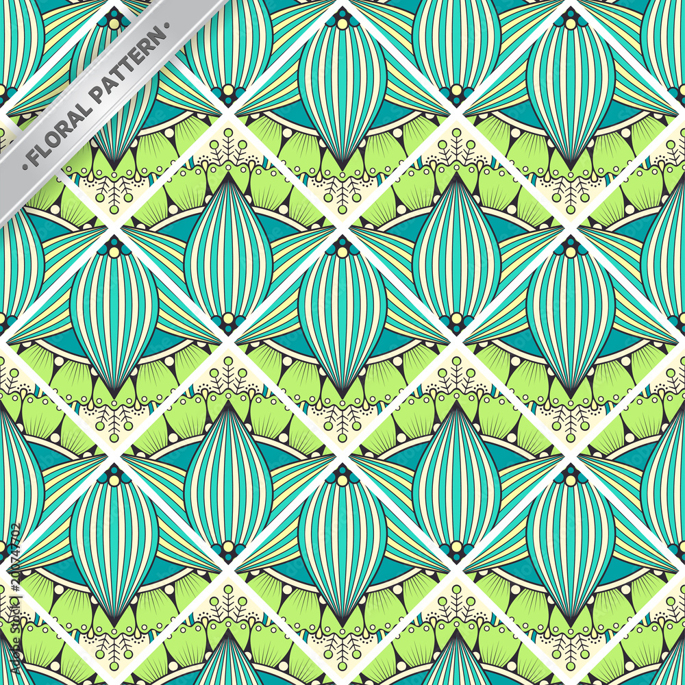 Seamless pattern tile