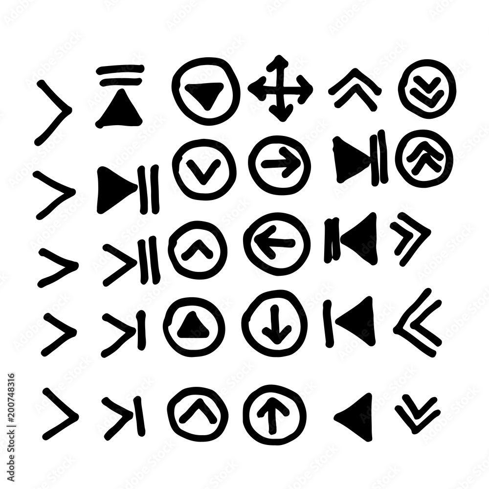Hand drawn Arrow icon