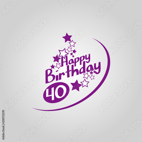 Happy Birthday 40 years