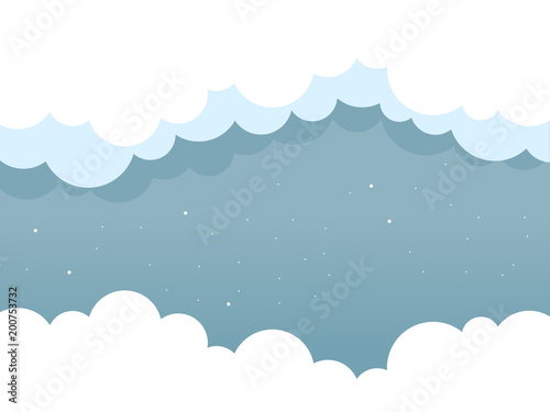 Fototapeta Naklejka Na Ścianę i Meble -  clouds on a blue sky background