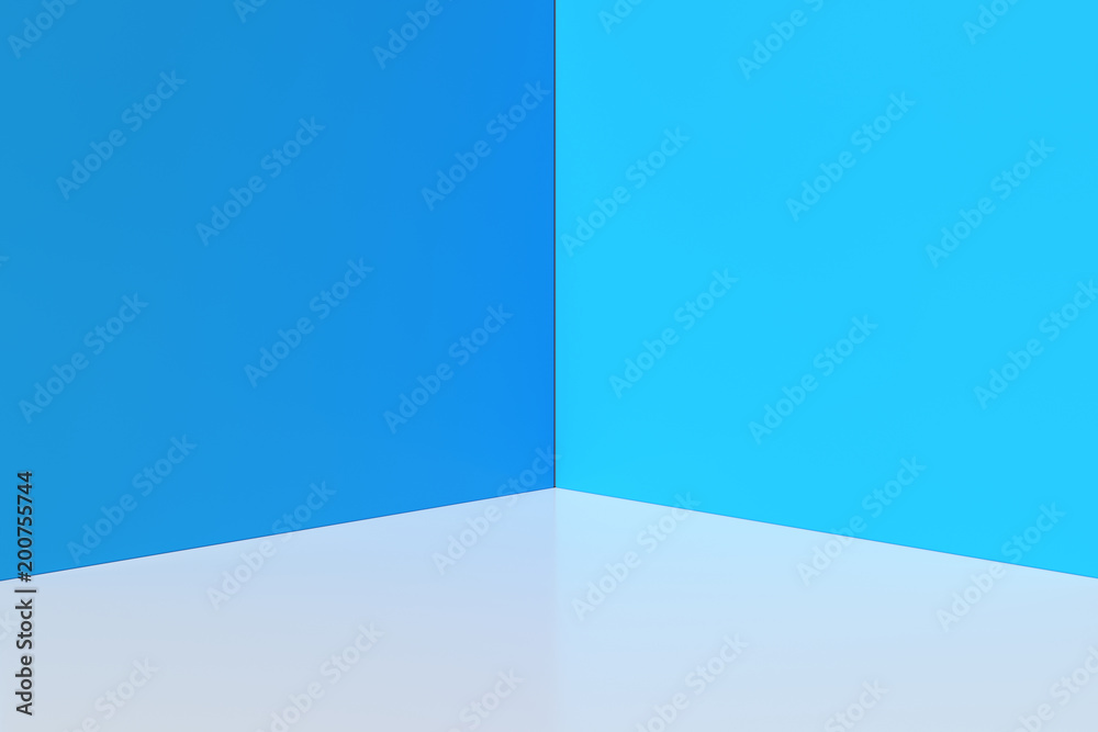 3D Abstract Clean Empty Room Interior with a Modern Design with Soft Shadows . 3D Abstract Clean Empty Room Interior with a Modern Design with Soft Shadows .