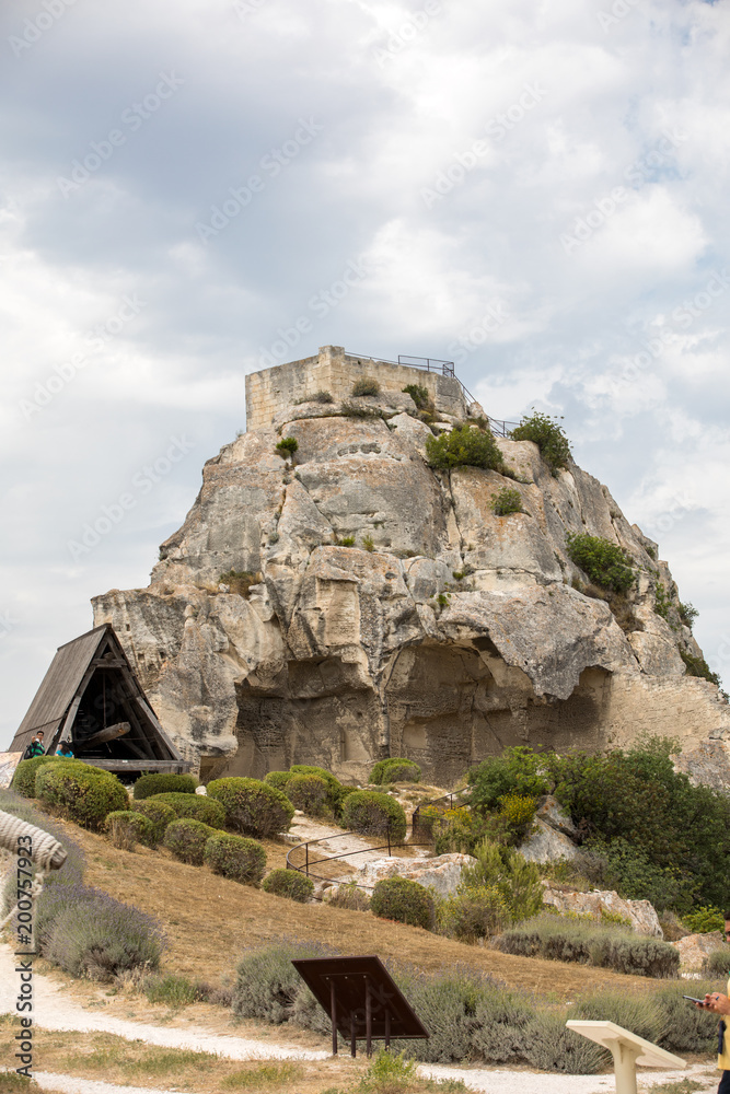 The Citadel also known as the Ville Morte in Les Baux de Provence, Bouches-du-Rhone, Provence, France.