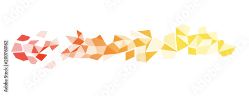 sfondo, vettoriale, pixel, triangoli, astratto, 