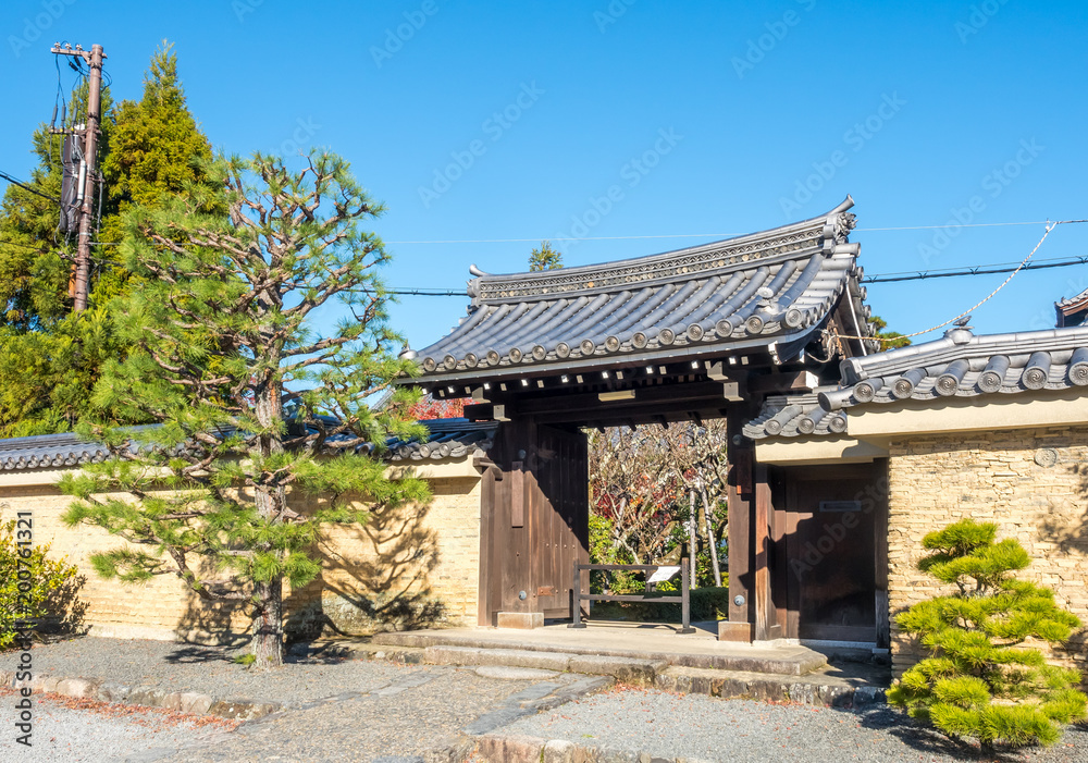 Front facade of Japanese style building