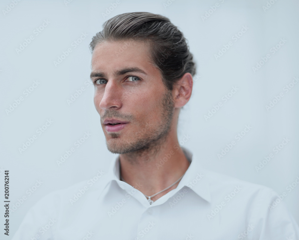 closeup.face of beautiful business person. closeup.face of beautiful business person.